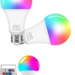Ayarlanabilir Parlaklık RGB Led Ampul Beyaz Lamba Ve Renkli Ampul
