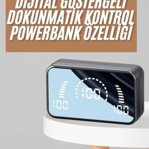 Haydiburaya 14 Powerbankli Bluetooth Kulaklık Yüksek Ses Aynalı Çift Dijital Gösterge Ekranı