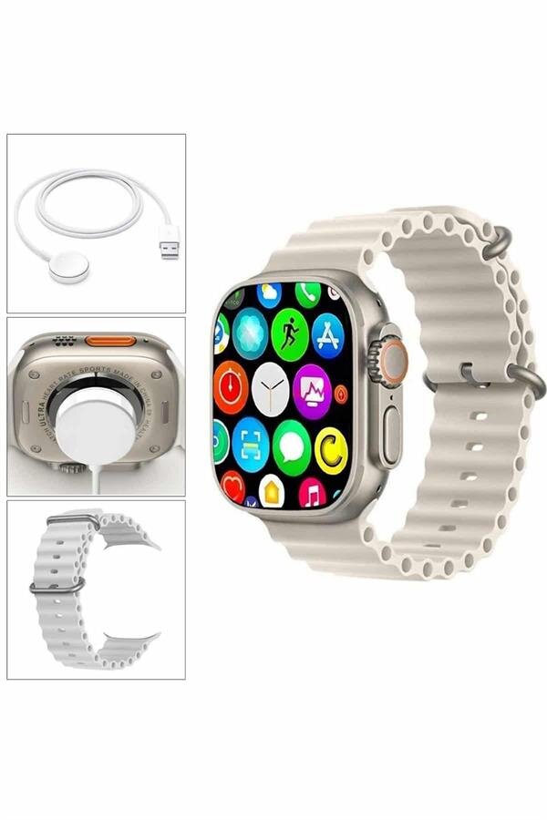 Akıllı Saat Bleutooth Bağlantılı Akıllı Saat Amoled Ekran 49 MM 4 Akıllı Saat Bleutooth Bağlantılı Akıllı Saat Amoled Ekran 49 MM - Görsel 4