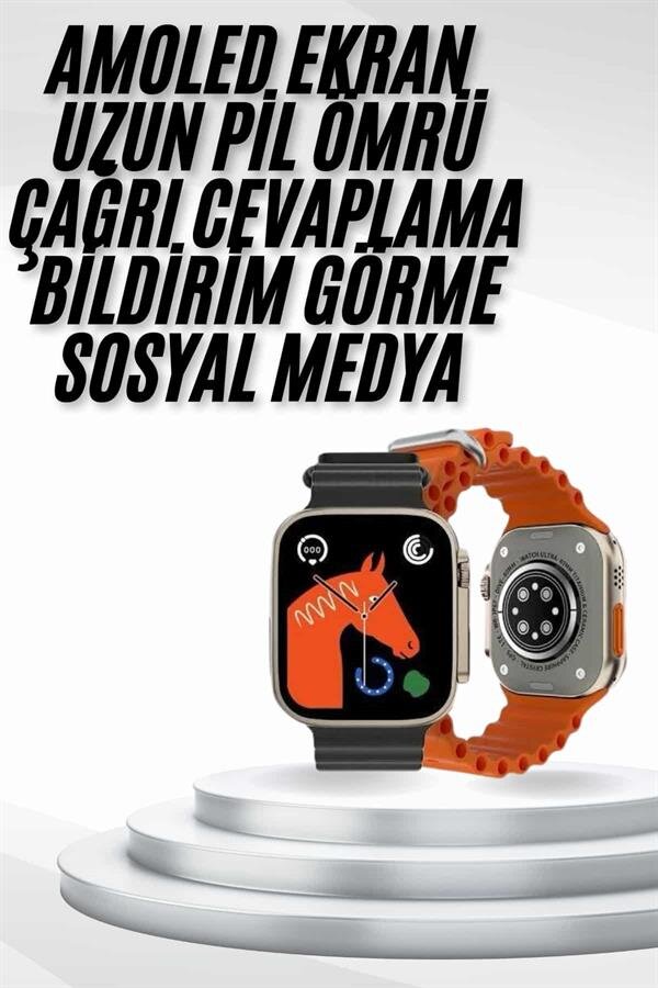Yeni Nesil Akıllı Saat Müzik Dinleme Bildirim Görme Sesli Asistan Desteği 1 Yeni Nesil Akıllı Saat Müzik Dinleme Bildirim Görme Sesli Asistan Desteği