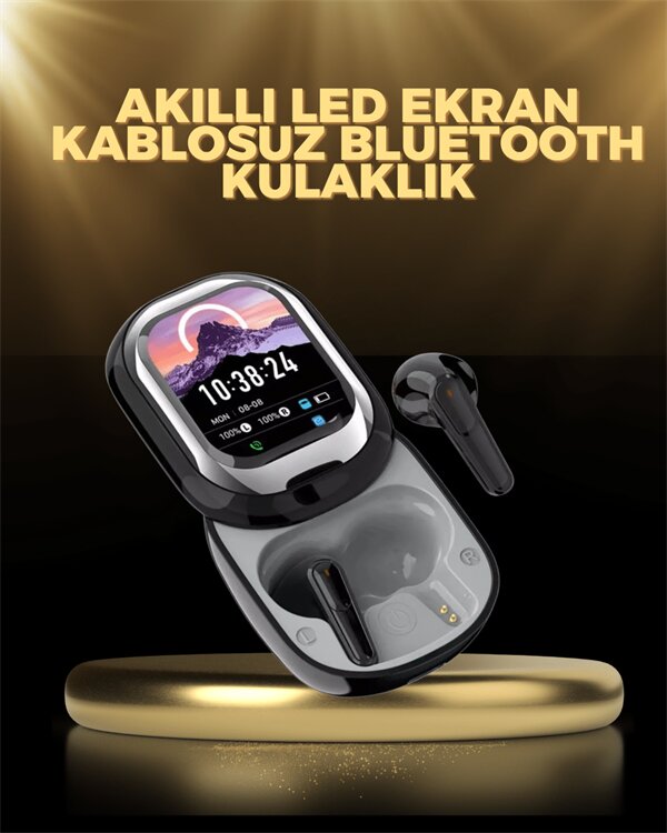 Kişiselleştirilebilir LED Ekranlı Bluetooth Kulaklık – Oyun & Müzik Modlu 1 Kişiselleştirilebilir LED Ekranlı Bluetooth Kulaklık – Oyun & Müzik Modlu