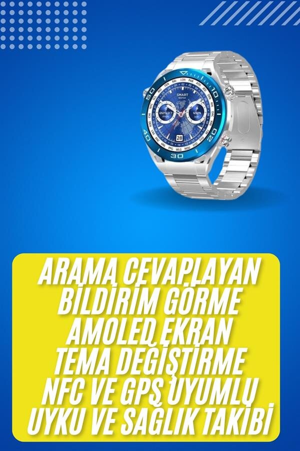 2025 Model Yuvarlak Ekran Android ve İOS Uyumlu GPS Takibi Yapabilen Akıllı Saat 1 2025 Model Yuvarlak Ekran Android ve İOS Uyumlu GPS Takibi Yapabilen Akıllı Saat