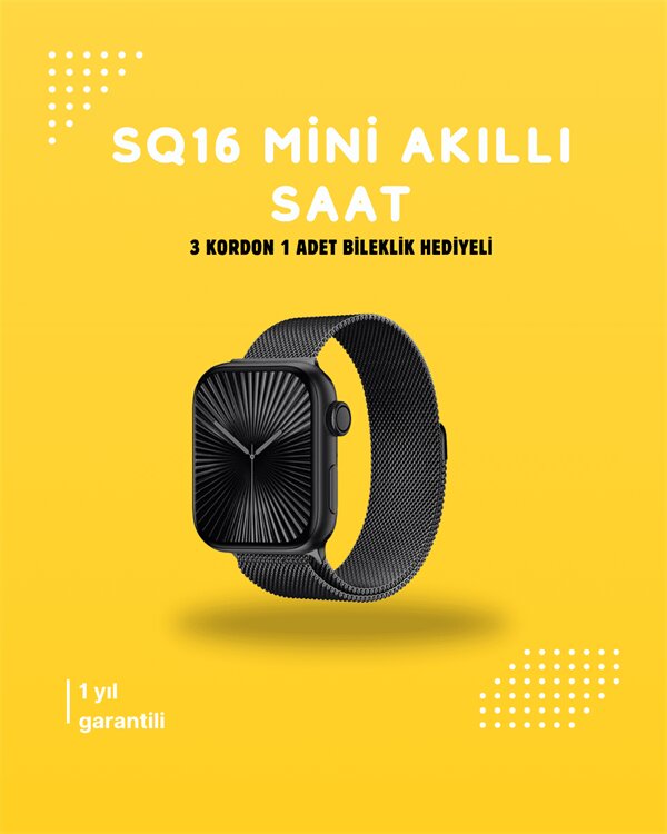 Akıllı Saat SQ-16 Mini Series 10 | Unisex Tasarım Sağlık ve Spor Takibi 2 Akıllı Saat SQ-16 Mini Series 10 | Unisex Tasarım Sağlık ve Spor Takibi - Görsel 2