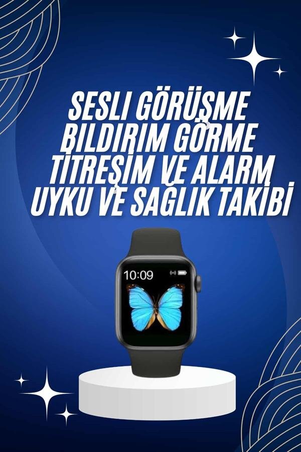 Arama Cevaplayabilen Akıllı Saat Bluetooth Bağlantılı Sosyal Medya Girişli 1 Arama Cevaplayabilen Akıllı Saat Bluetooth Bağlantılı Sosyal Medya Girişli