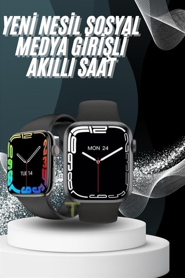 Yeni Model Akıllı Saat Dokunmatik Ekran Unisex Amoled Ekran 44 mm 2 Yeni Model Akıllı Saat Dokunmatik Ekran Unisex Amoled Ekran 44 mm - Görsel 2