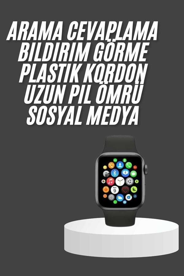 Akıllı Saat Çok Fonksiyonlu Uyku Takibi Adımsayar Nabız Ölçer Arama Cevaplayan 1 Akıllı Saat Çok Fonksiyonlu Uyku Takibi Adımsayar Nabız Ölçer Arama Cevaplayan