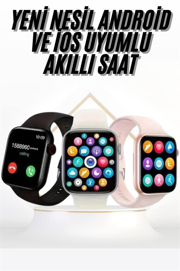 Akıllı Saat Uyku ve Sağlık Takibi Arama Cevaplama 44 MM Amoled Ekran 2 Akıllı Saat Uyku ve Sağlık Takibi Arama Cevaplama 44 MM Amoled Ekran - Görsel 2