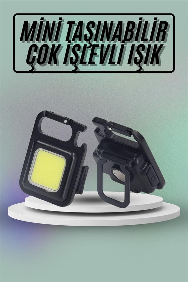 Mıknatıslı Parlak Led Işık 3 Fonksiyonlu Şarj edilebilir Ledli Mini Taşınabilir 2 Mıknatıslı Parlak Led Işık 3 Fonksiyonlu Şarj edilebilir Ledli Mini Taşınabilir - Görsel 2