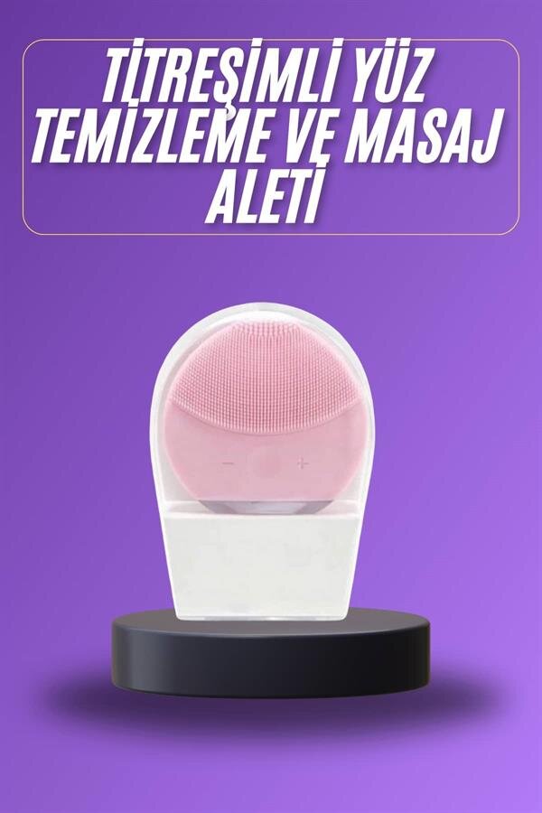 Titreşimli Yüz Masaj Aleti Titreşimli Makyaj Temizleme Cihazı 2 Titreşimli Yüz Masaj Aleti Titreşimli Makyaj Temizleme Cihazı - Görsel 2