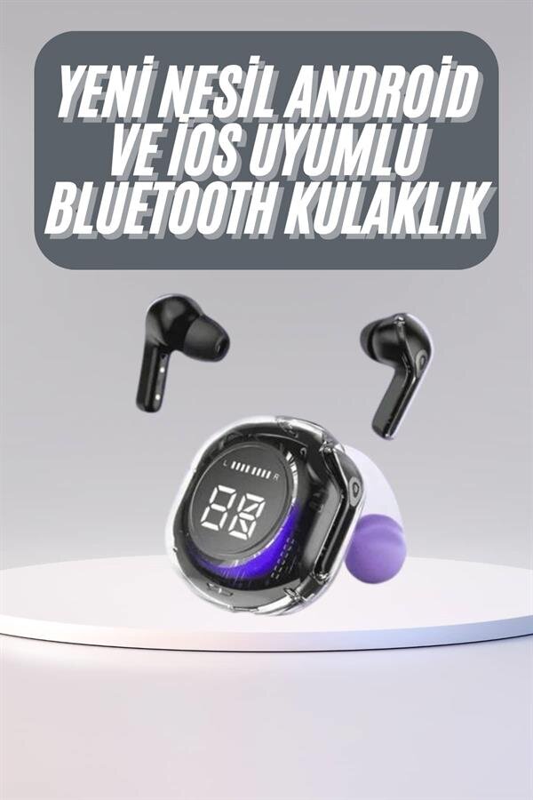 Kulak İçi Bluetooth Kulaklık ANC ENC Özellikli Şarj Göstergeli Kablosuz Kulaklık 2 Kulak İçi Bluetooth Kulaklık ANC ENC Özellikli Şarj Göstergeli Kablosuz Kulaklık - Görsel 2