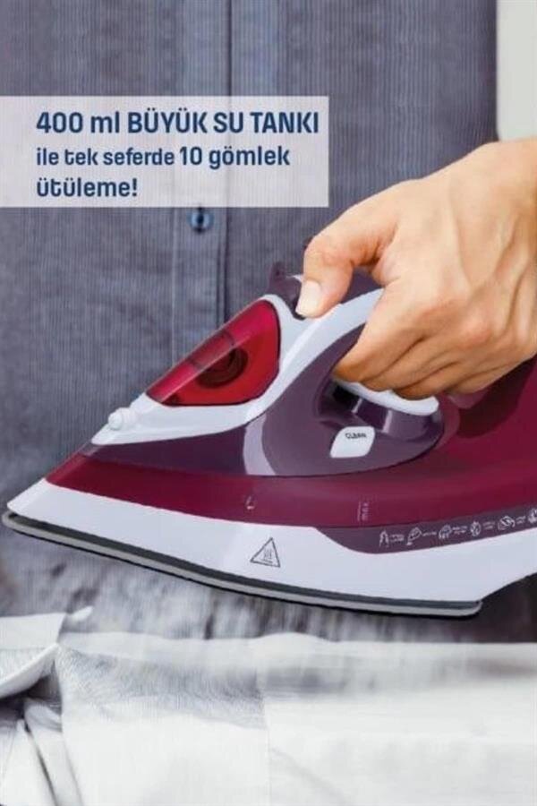 Modern Tasarım 2200W Dayanıklı Buharlı Seramik Kaplama Ütü 4 Modern Tasarım 2200W Dayanıklı Buharlı Seramik Kaplama Ütü - Görsel 4
