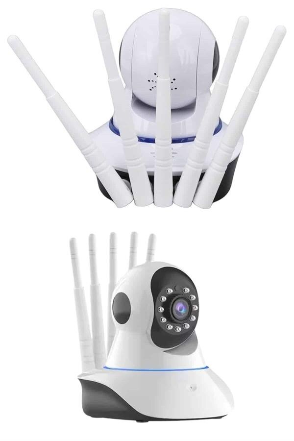 LED Aydınlatmalı 5 Antenli Motorlu 1080P Wifi Kamera Sensörlü 4 LED Aydınlatmalı 5 Antenli Motorlu 1080P Wifi Kamera Sensörlü - Görsel 4