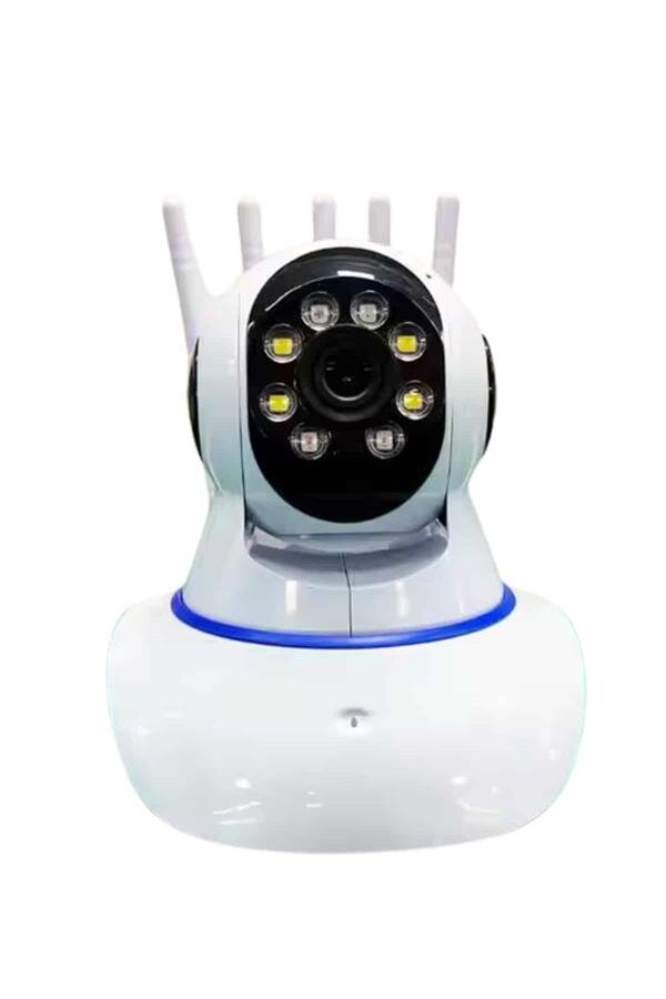 LED Aydınlatmalı 5 Antenli Motorlu 1080P Wifi Kamera Sensörlü 1 LED Aydınlatmalı 5 Antenli Motorlu 1080P Wifi Kamera Sensörlü