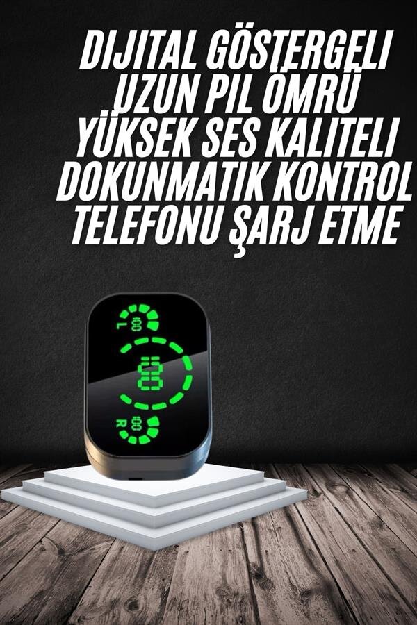 Yeni Nesil Bluetooth Kulaklık Çağrı Cevaplayabilen Dijital Göstergeli Powerbankli 1 Yeni Nesil Bluetooth Kulaklık Çağrı Cevaplayabilen Dijital Göstergeli Powerbankli