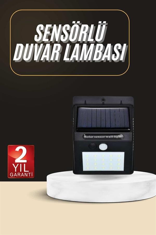 Solar Dekoratif Lambası Sensörlü Led Işık Bahçe Aydınlatma 2 Solar Dekoratif Lambası Sensörlü Led Işık Bahçe Aydınlatma - Görsel 2
