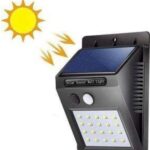 Bahçe Aydınlatması Güneş Enerjili Led Işık Lamba Sensörlü Dekoratif