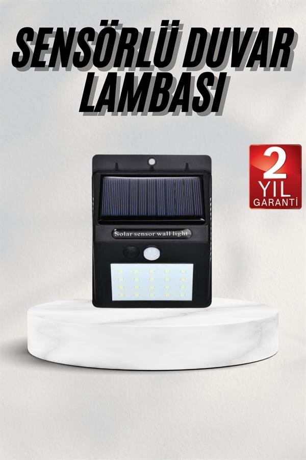 Bahçe Aydınlatması Güneş Enerjili Led Işık Lamba Sensörlü Dekoratif 2 Bahçe Aydınlatması Güneş Enerjili Led Işık Lamba Sensörlü Dekoratif - Görsel 2