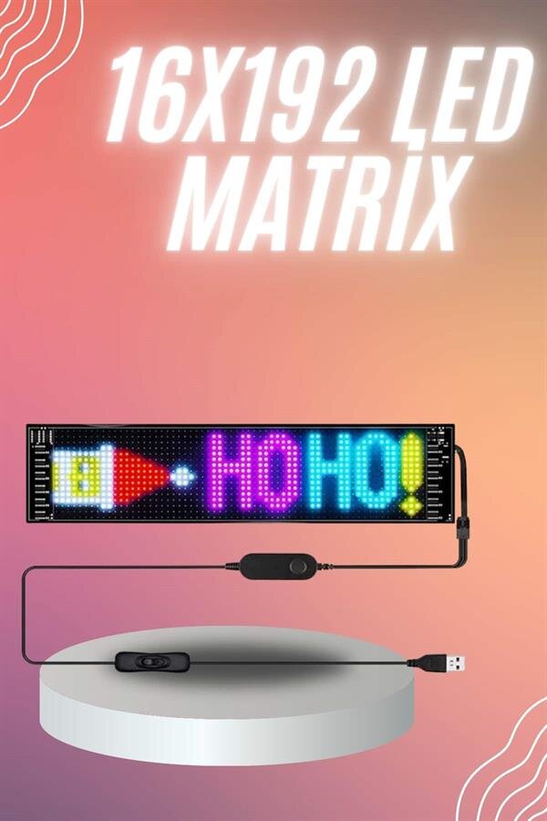Matrix Led Cama Yapışan Telefon Kontrollü Panel Dijital Ekran Kumandalı 2 Matrix Led Cama Yapışan Telefon Kontrollü Panel Dijital Ekran Kumandalı - Görsel 2