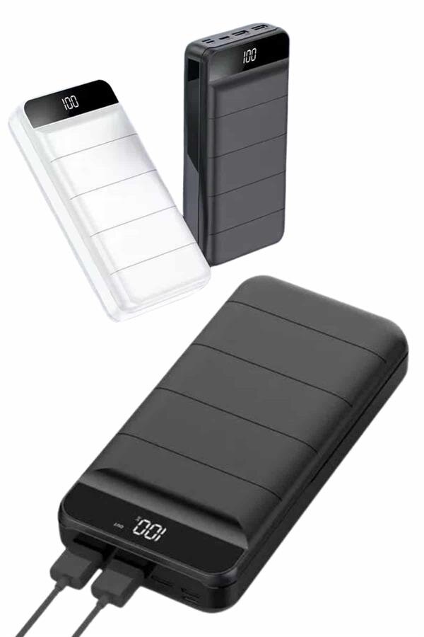 50.000 Mah Powerbank Turbo Hızlı Led Göstergeli Android İOS Uyumlu Taşınabilir Askılı 4 50.000 Mah Powerbank Turbo Hızlı Led Göstergeli Android İOS Uyumlu Taşınabilir Askılı - Görsel 4