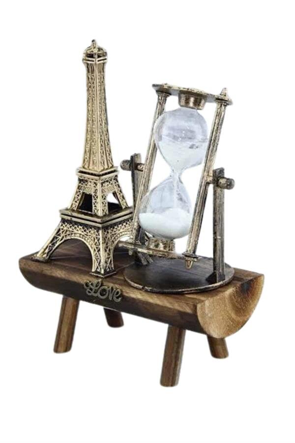 Paris Eyfel Kulesi Hediyelik Eyfel Retro Kum Saati Dekoratif Eşya 3 Paris Eyfel Kulesi Hediyelik Eyfel Retro Kum Saati Dekoratif Eşya - Görsel 3