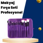 Profesyonel Makyaj Uygulamalarına Özel 12 Parça Kompakt ve Hafif Makyaj Fırça Seti