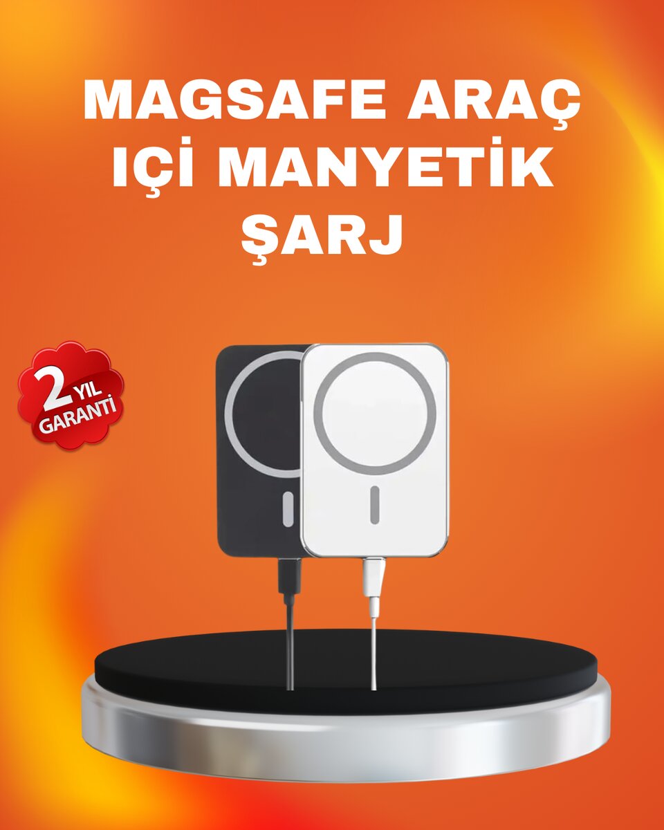Akıllı Koruma Sistemli MagSafe Araç Tutucu iPhone 12/13/14 Uyumlu 1 Akıllı Koruma Sistemli MagSafe Araç Tutucu iPhone 12/13/14 Uyumlu