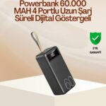 Tüm Cihazlara Uyumlu Çoklu Çıkışlı Powerbank