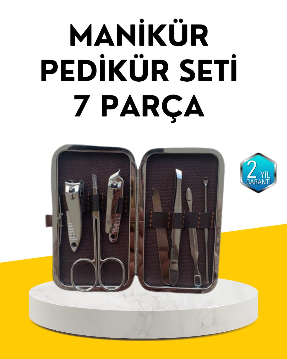 Dayanıklı Çelik Aletlerden Oluşan Kişisel Bakım Seti 1 Dayanıklı Çelik Aletlerden Oluşan Kişisel Bakım Seti