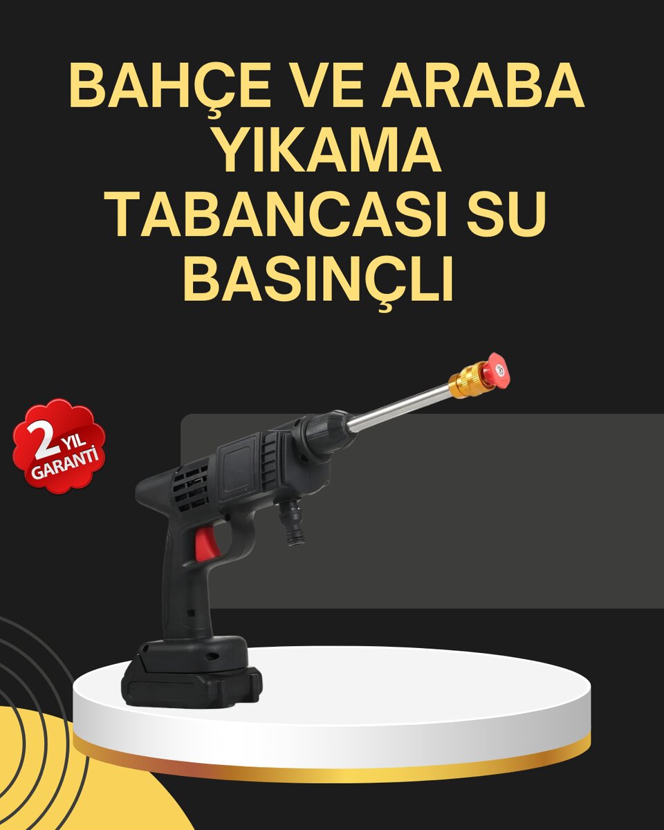 48V Şarjlı Basınçlı Yıkama Tabancası Köpük ve Çift Nozul 2025 Model 1 48V Şarjlı Basınçlı Yıkama Tabancası Köpük ve Çift Nozul 2025 Model