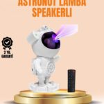 Bluetooth ve Dahili Ses Özellikli Astronot Projeksiyon Lambası