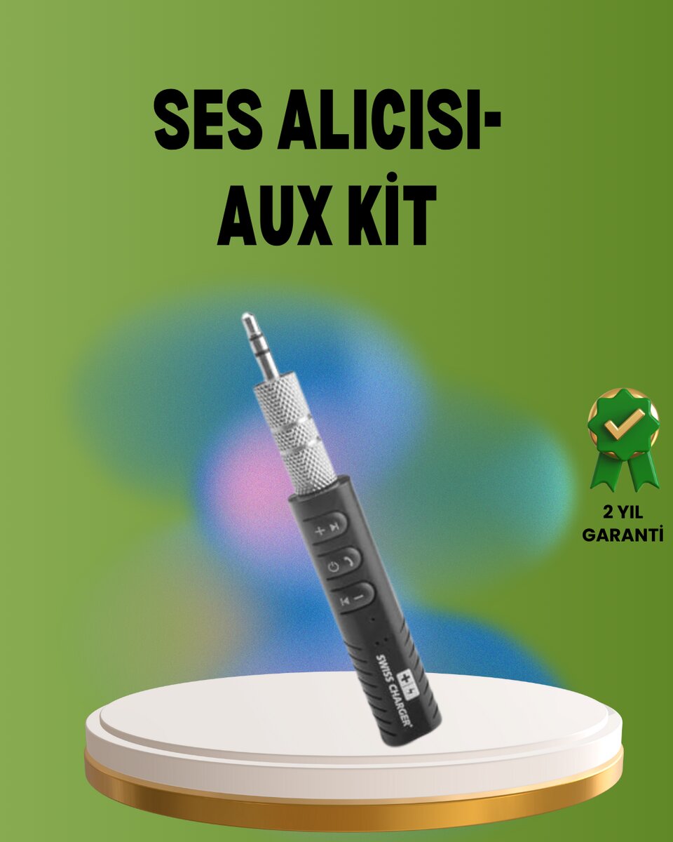 Hızlı Şarjlı Bluetooth Ses Alıcısı – Ev Araç ve Ofis İçin 1 Hızlı Şarjlı Bluetooth Ses Alıcısı – Ev Araç ve Ofis İçin