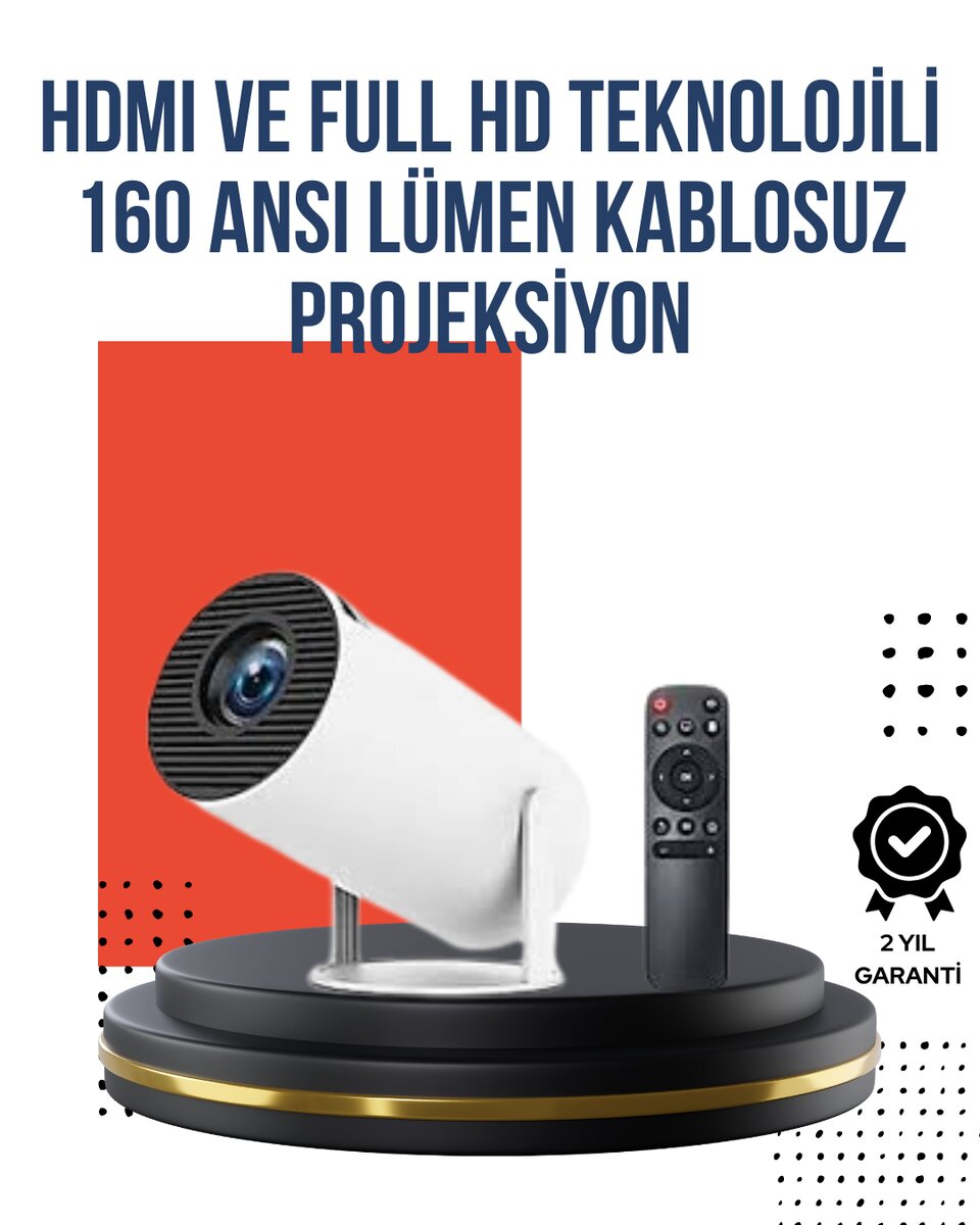 Kablosuz Bağlantılı Ultra Pro Projeksiyon 1 Kablosuz Bağlantılı Ultra Pro Projeksiyon