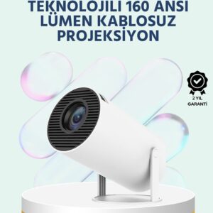 160 ANSI Lümen Parlaklığa Sahip Geniş Ekran Projeksiyon