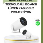 Ultra Pro Full HD ve 4K Destekli 130 İnç Projeksiyon Cihazı