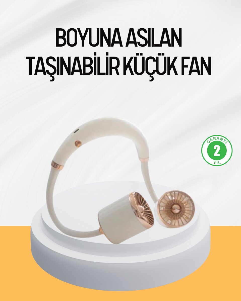 Katlanabilir Asılabilir Fan USB Şarjlı Hafif ve Sessiz Tasarım 1 Katlanabilir Asılabilir Fan USB Şarjlı Hafif ve Sessiz Tasarım