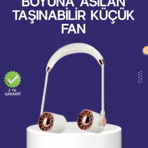 Haydiburaya 81 Katlanabilir Asılabilir Mini Fan USB Şarjlı 3 Kademeli Sessiz