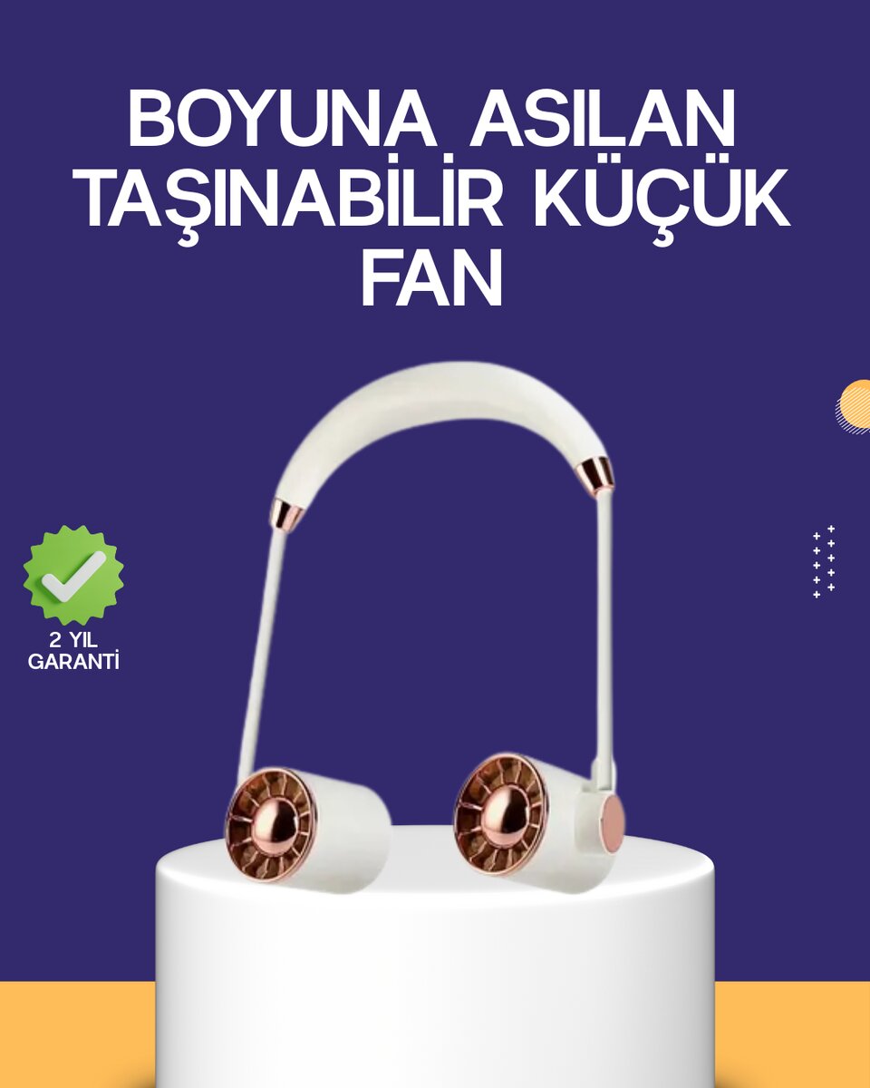 Katlanabilir Asılabilir Mini Fan USB Şarjlı 3 Kademeli Sessiz 1 Katlanabilir Asılabilir Mini Fan USB Şarjlı 3 Kademeli Sessiz