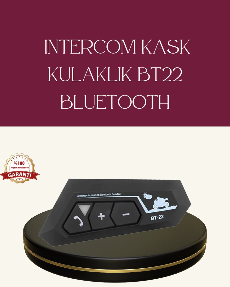 Motosiklet Sürüşleri İçin BT22 Kask Bluetooth Kulaklık Mikrofonlu 1 Motosiklet Sürüşleri İçin BT22 Kask Bluetooth Kulaklık Mikrofonlu