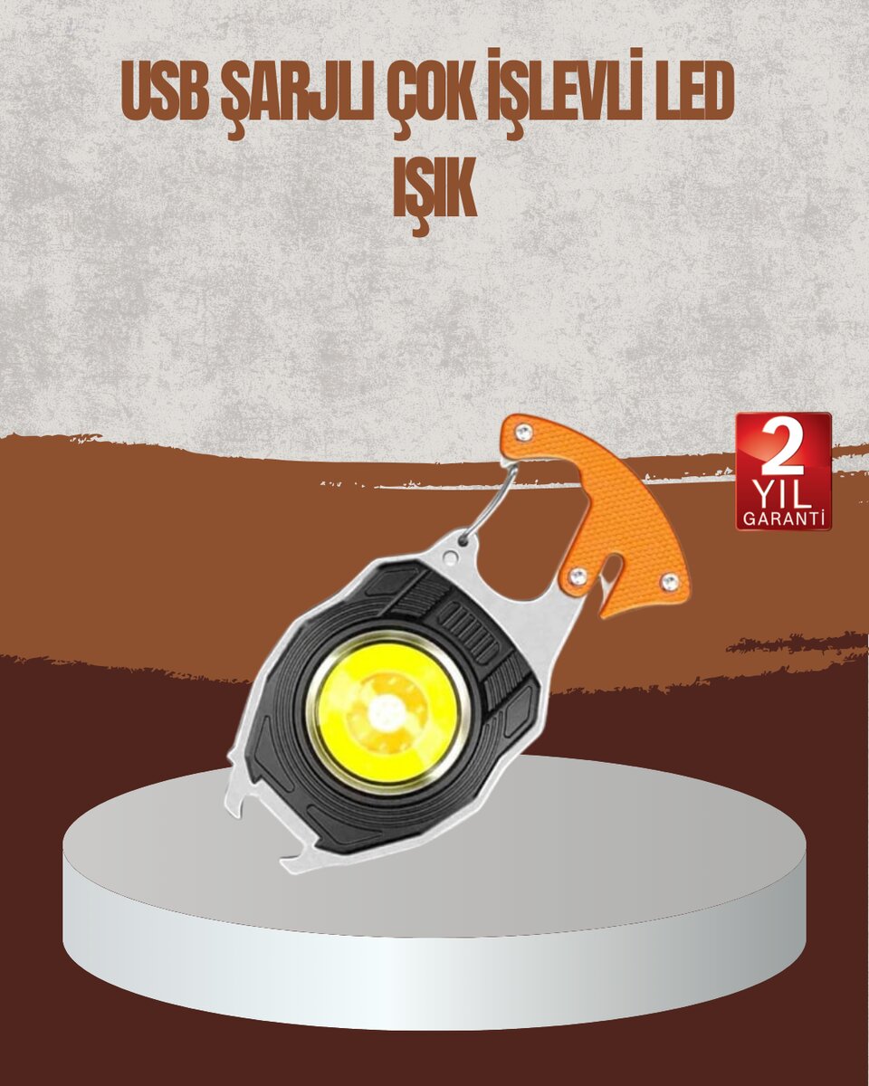 Taşınabilir Çok Amaçlı LED Işıklı Anahtarlık 1 Taşınabilir Çok Amaçlı LED Işıklı Anahtarlık