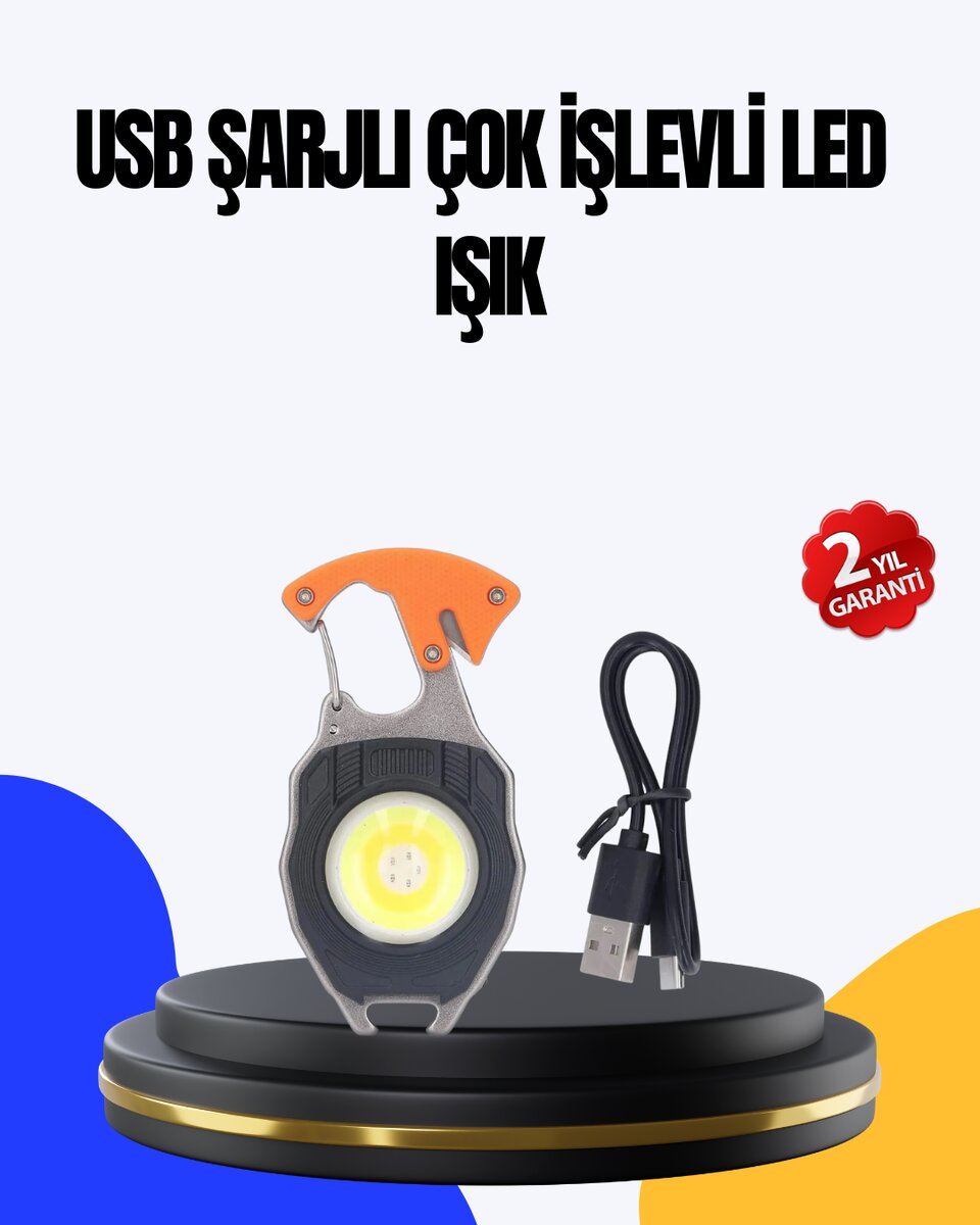 Kamp ve Doğa Yürüyüşü İçin Çok Fonksiyonlu Fener 1 Kamp ve Doğa Yürüyüşü İçin Çok Fonksiyonlu Fener