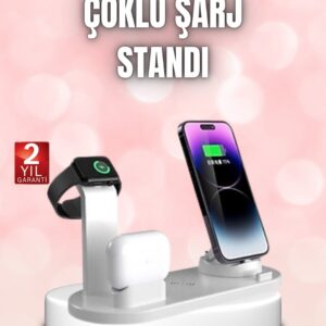 Qi Destekli Tüm Cihazlarla Uyumlu Kablosuz Şarj Ünitesi