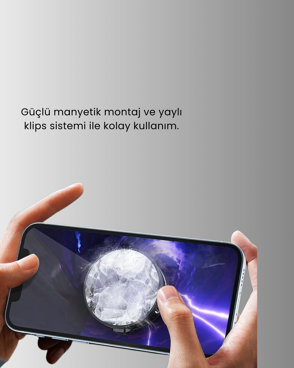 Evrensel Uyumlu Akıllı Telefon ve Tablet Soğutucu 3 Evrensel Uyumlu Akıllı Telefon ve Tablet Soğutucu - Görsel 3