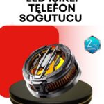 RGB Işıklı Sessiz Fanlı Telefon Soğutucu