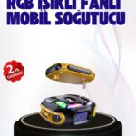 2000mAh Bataryalı Kablosuz Taşınabilir Cihaz Soğutucu