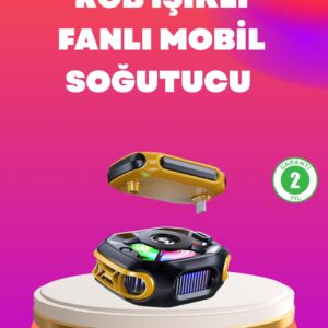 Haydiburaya 13 Type-C Girişli AI Modlu Yüksek Performanslı Telefon Soğutucu