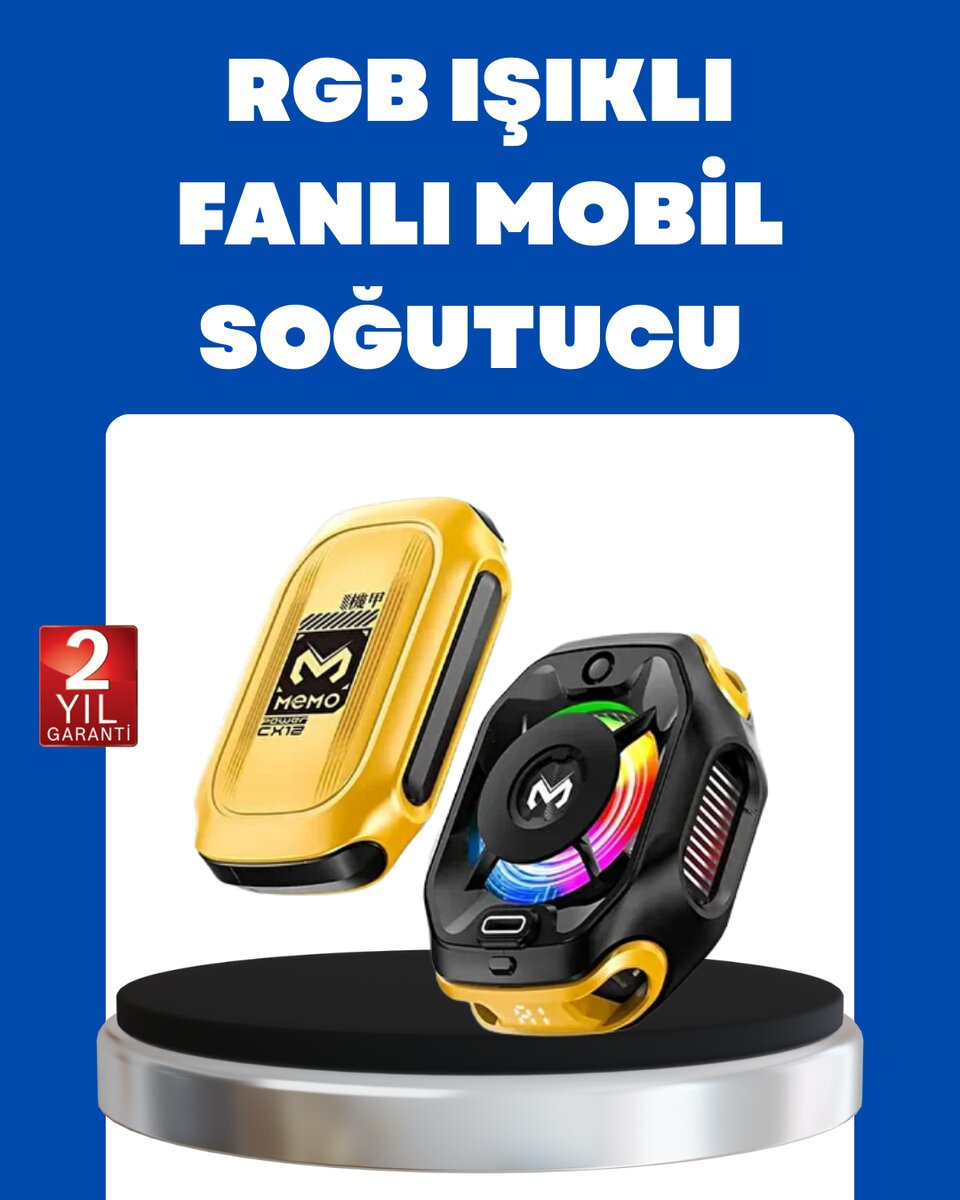 Manyetik Montajlı Dijital Ekranlı Telefon Soğutucu 1 Manyetik Montajlı Dijital Ekranlı Telefon Soğutucu
