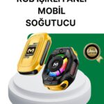 7 Kanatlı Vortex Fanlı Akıllı Telefon Soğutma Aparatı