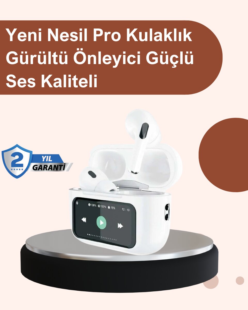 Otomatik Bağlantılı Bluetooth Kulaklık ANC Özellikli Su ve Ter Dayanıklı 1 Otomatik Bağlantılı Bluetooth Kulaklık ANC Özellikli Su ve Ter Dayanıklı