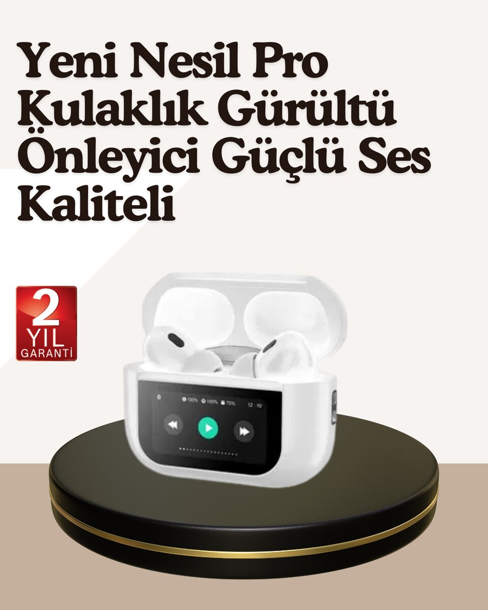 Dokunmatik Kontrollü Gürültü Önleyici Bluetooth Kulaklık Şarj Göstergeli 1 Dokunmatik Kontrollü Gürültü Önleyici Bluetooth Kulaklık Şarj Göstergeli