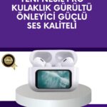 Dokunmatik Ekranlı Bluetooth Kulaklık ANC Gürültü Önleme Suya Dayanıklı